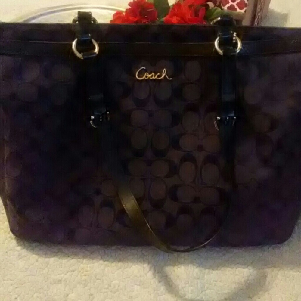 Coach black purse - Picture 2 of 8